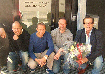 Inspiration-Lecturers at the Elite Sports High School in Telemark May 2011 Norway.