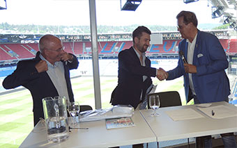 The Seminar with Sven-G?ran Eriksson at Ullev?l Stadion, Scandinavia's most prestigious and successful Football Coach